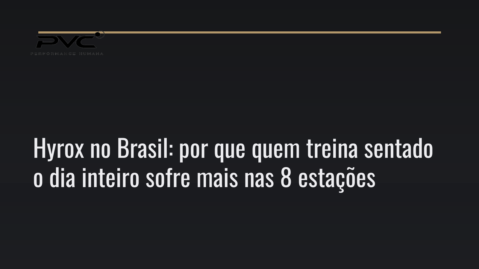 Hyrox no Brasil: por que quem treina sentado o dia inteiro sofre mais nas 8 estações